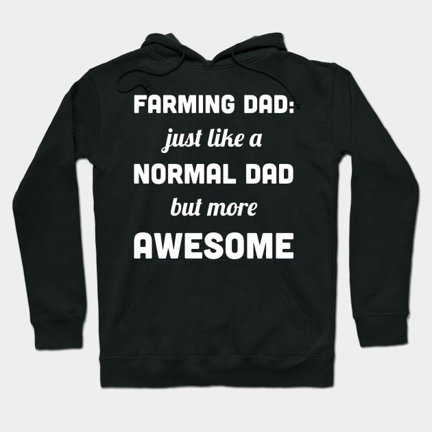 Funny Farming Dad Hoodie by MeatMan